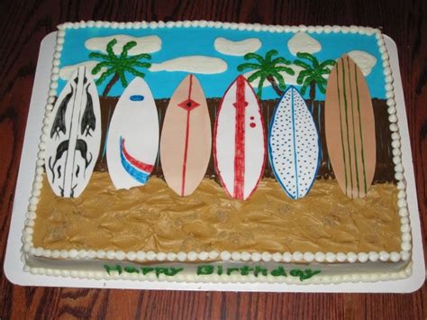 Surfer Cake — Birthday Cakes Surfer Cake Surf Birthday Surf Cake