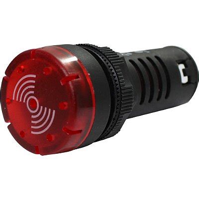 Twlb L R Sinalizador Emergencia Rotativo Led Buzzer Vca Metaltex