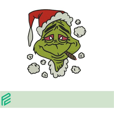Grinch Smoking Shirt Etsy