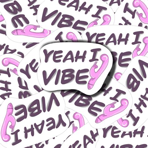 Vibrator Vinyl Sticker Etsy