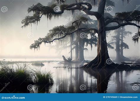 Southern Swamps Stock Illustration Illustration Of Generative 270745669