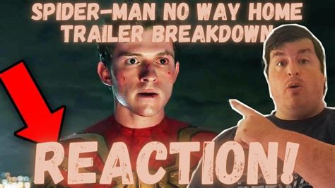 SPIDERMAN NO WAY HOME TRAILER BREAKDOWN Reaction Easter Eggs Details