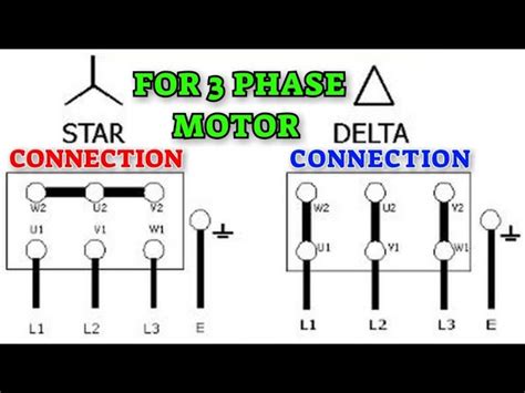 3 Phase Star Delta Motor Connection Diagram