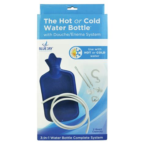 The Hot Or Cold Water Bottle With Douche Enema System By Blue Jay