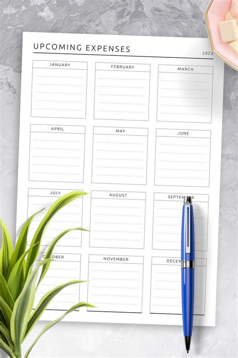 Budget Planner Template Budget Template Weekly Budget Template Notes
