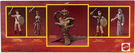 Hakes Mattel Clash Of The Titans Action Figures Hanging Advertising