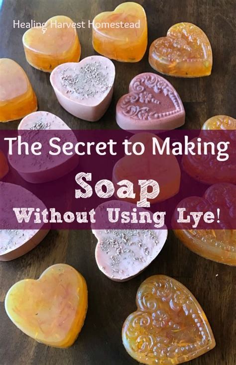 Making Soap Without Using Lye Melt And Pour Guide — All Posts Healing