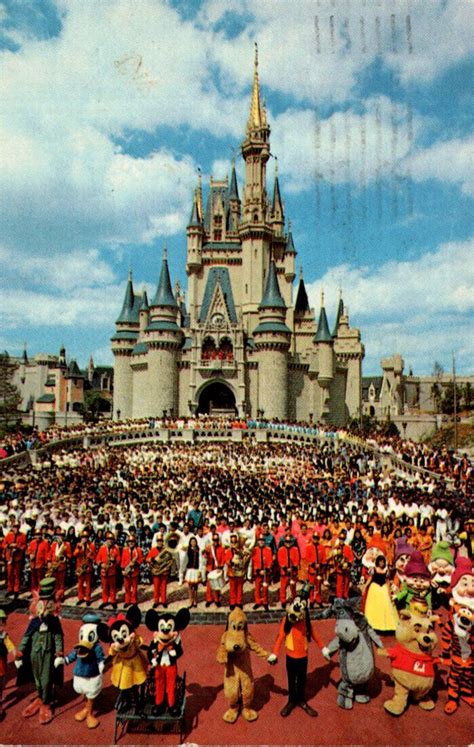 Florida Orlando Walt Disney World Cinderella Castle Mickey Mouse And A