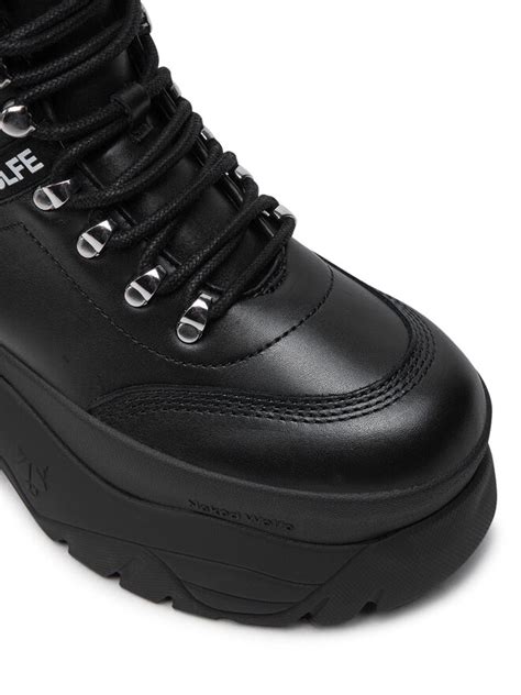 Stiefeletten Naked Wolfe Spike Schwarz Eschuhe De