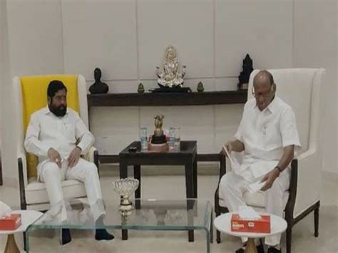 Ncp President Sharad Pawar Meets Maharashtra Cm Eknath Shinde In Mumbai Theprint