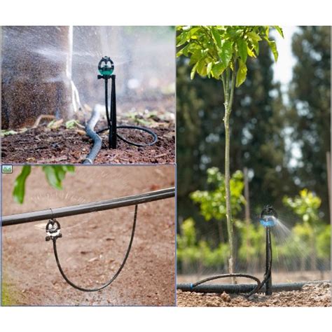 10pcs Micro Sprinklers Kit 35l 55l 100l Pressure Compensating Micro