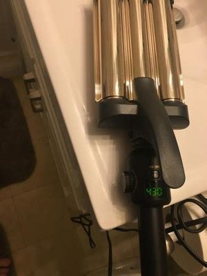 Hot Tools Pro Artist K Gold Digital Barrel Hair Waver Long Lasting Defined Waves Jumbo