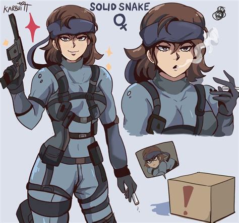 Cute Anime Character Character Art Character Design Solid Snake