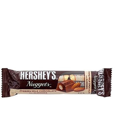 Hersheys Nuggets Creamy Milk Chocolate With Almonds 28g