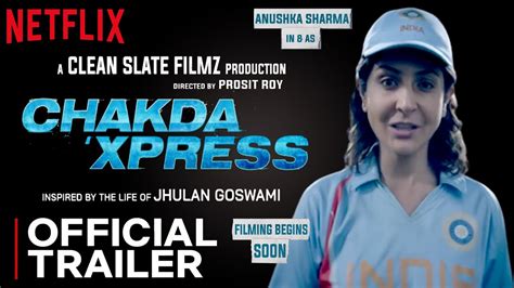 Chakda Express Official Trailer Anushka Chakdaha Express Movie