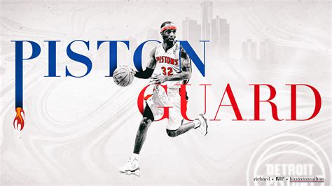 2004 Detroit Pistons Starting Lineup Intro Art on Behance