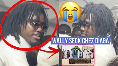 OhPremière apparition de Wally Seck très triste après lenterrement de