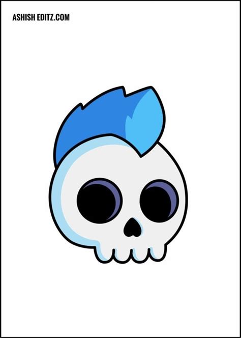 How To Draw A Cartoon Skull Step By Step