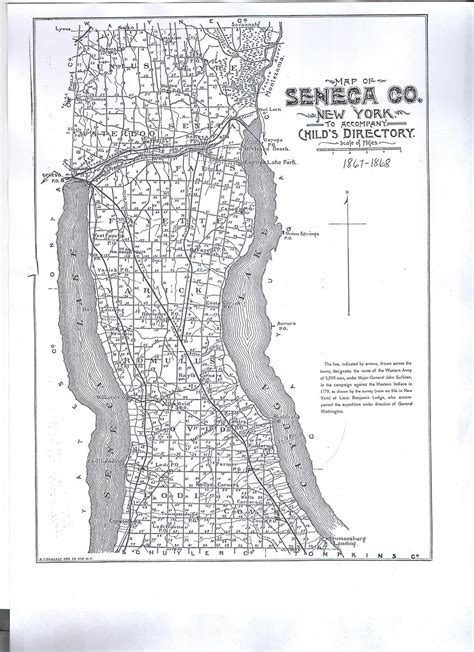 Maps Of Seneca County And Various Town Seneca County New York