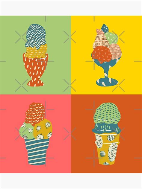 Vintage Retro Ice Cream Cups Ice Cream Cute Cups Summer Outfit Idea