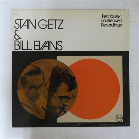 【やや傷や汚れあり】46036741【us盤verve】stan Getz And Bill Evans Previously