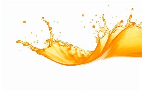 Premium Photo Picture Of Orange Juice Splash Wave On A White