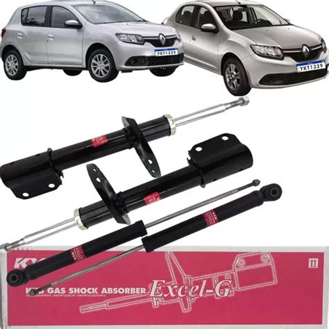 4 Amortecedor Original Kyb Excel G Logan 1 6 Sandero 1 6