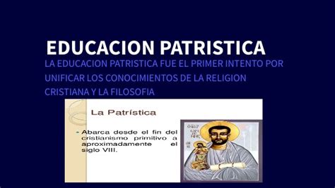 Educacion Patristica