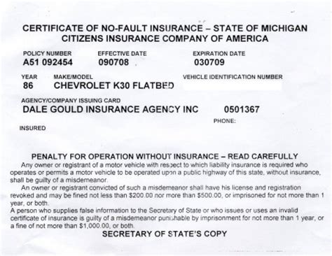 Car Insurance Card Template Word Circlevol