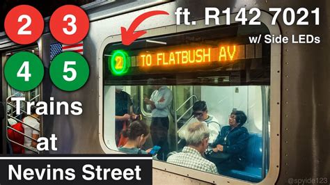 ᴴᴰ⁶⁰ NYC Subway 2 3 Lcl 4 5 Exp w NIS Train Action Nevins