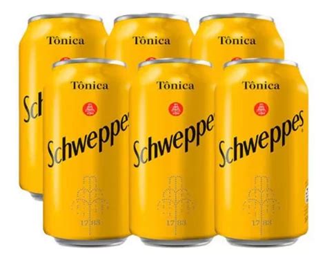 Schweppes Pack Água Tônica Zero Açúcar Lata 220ml 6 Unidades Essência