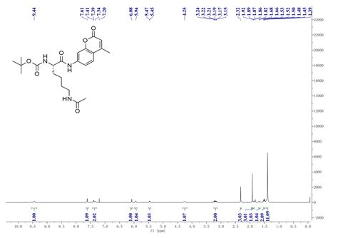 Boc Lysac Amc233691 67 3核磁图1hnmr