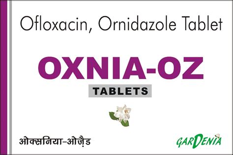 Oxnia Oz Ofloxacin Mg Ornidazole Mg Tablet Packaging Type