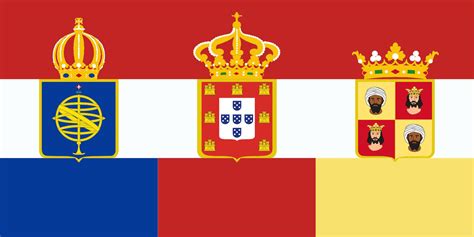 The United Kingdom Of Portugal Brazil And The Algarve In The Style Of