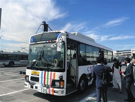 川崎で自動運転バスの実証実験 乗客乗せず3キロ1日6往復：東京新聞デジタル