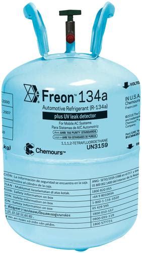 Chemours Freon R134a Refrigerant With Uv Leak Detect 30 Lbs D11506355