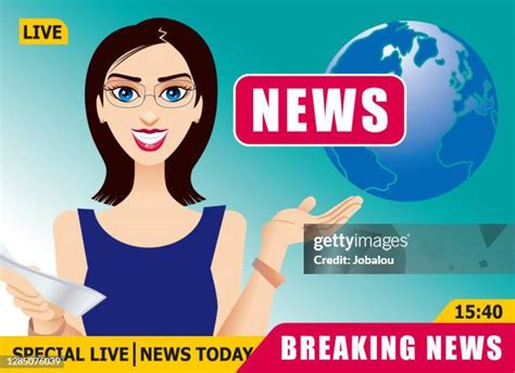 49 News Anchor Clipart High Res Illustrations Getty Images