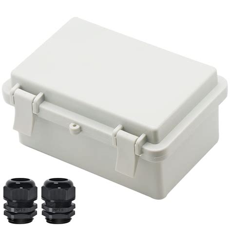 Zulkit IP65 Waterproof ABS Plastic Electrical Box Hinged Shell 2