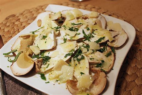 Steinpilz Carpaccio Von Sil1 Chefkoch De