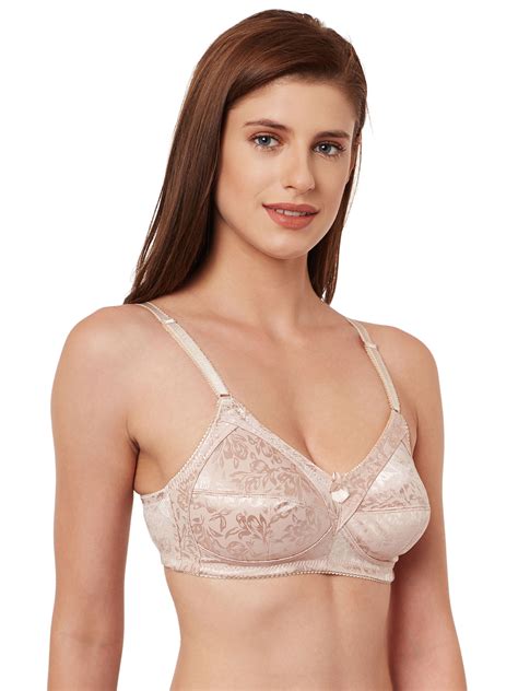 Buy Secrett Curves Goddess Clara Wire Free M Frame Bra Nude Dd Online