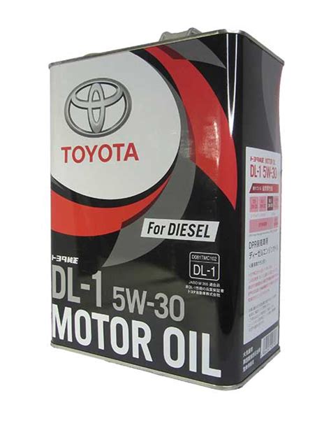 TOYOTA Motor oil DL-1 5W-30 4 литра OEM:08883-02805