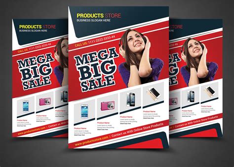 Products Store Flyer Print Templates Flyer Templates Creative Market