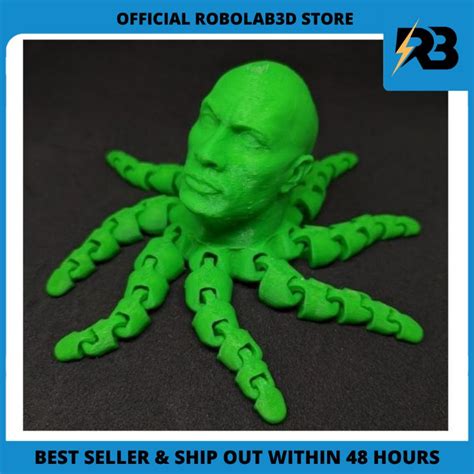 The Rocktopus Dwayne The Rock Johnson Funny Figurine Shopee Malaysia