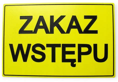 Tabliczka Zakaz Wst Pu Ta Tab Cena Opinie Tablice