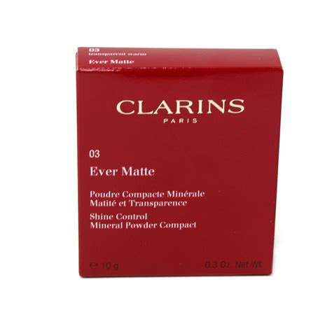 Clarins Ever Matte Mineral Powder Compact G Transparent Warm Ebay