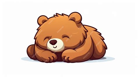 Premium Photo Cute Bear Sleeping Cartoon Vector Icon Illustration