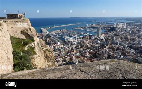 Santa Barbara Castle, Alicante, Spain Stock Photo - Alamy