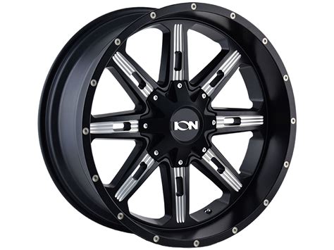 Ion Milled Matte Black 184 Wheels Rugged Ridge