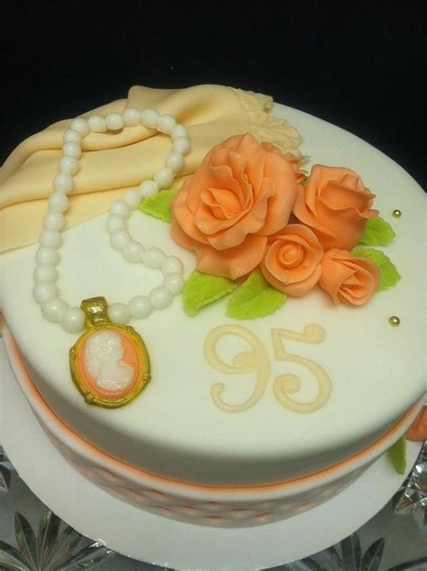 95th Birthday Decorated Cake By Karen Seeley Cakesdecor