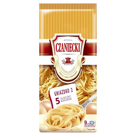 Czaniecki Makaron 5 jajeczny gniazdko 2 500 g Torimpex Toruń